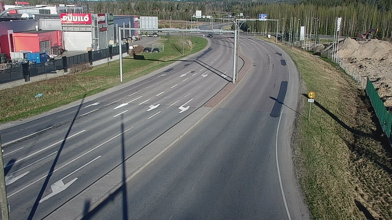 Weather Camera Image Väg 167 Lahtis, Uudenmaankatu, Lahti, Päijät-Häme