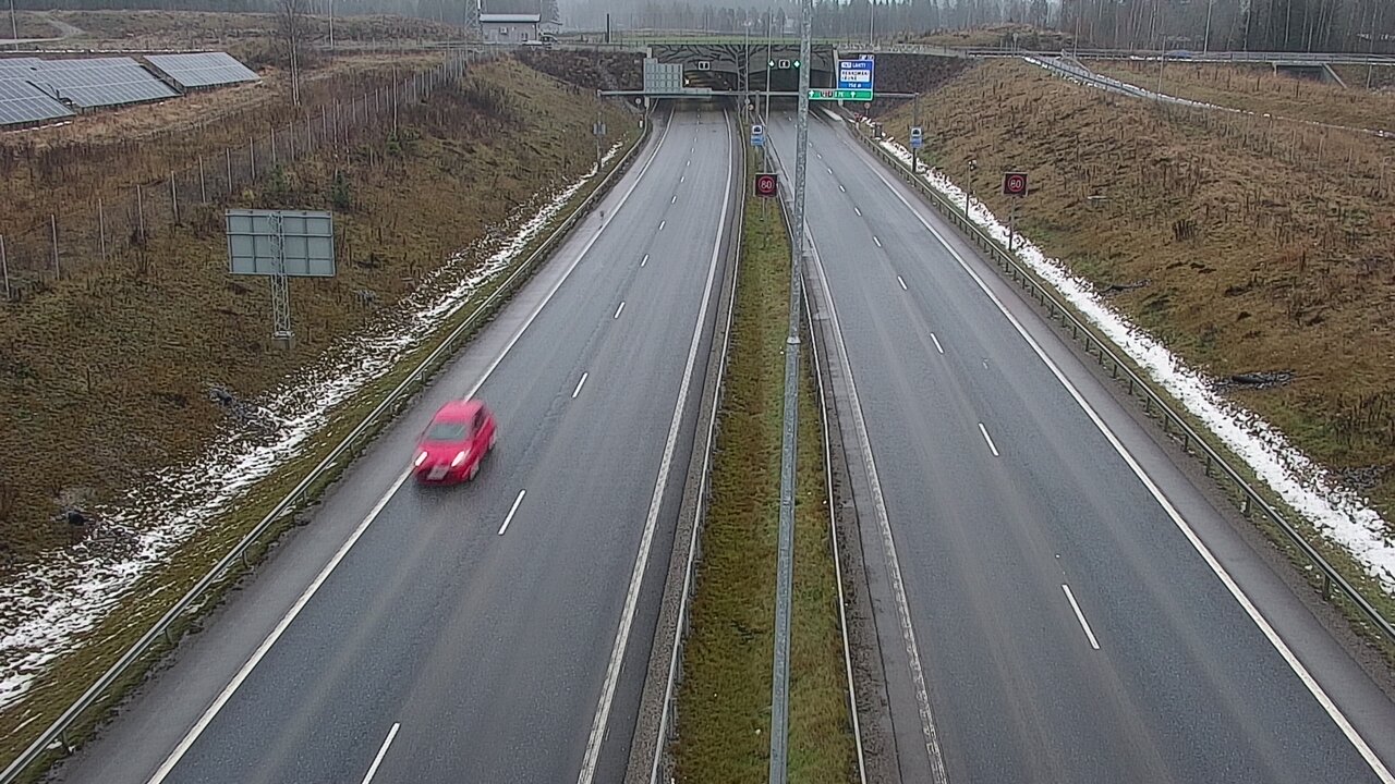 Weather Camera Image Väg 12 Lahtis, Patomäki, Väst, Lahti, Päijät-Häme