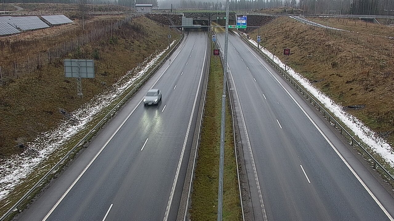 Weather Camera Image Road 12 Lahti, Patomäki, West, Lahti, Päijät-Häme