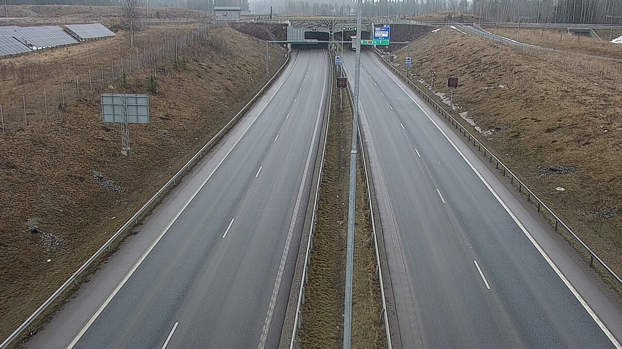 Weather Camera Image Väg 12 Lahtis, Patomäki, Väst, Lahti, Päijät-Häme