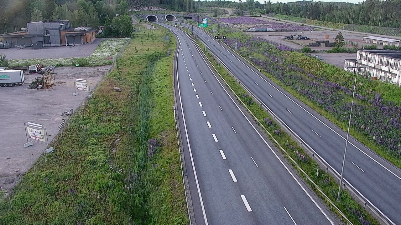 Weather Camera Image Väg 12 Lahtis, Liipola, Ajokadun silta, Lahti, Päijät-Häme