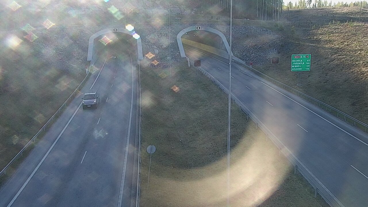 Weather Camera Image Väg 12 Lahtis, Liipola, Väst, Lahti, Päijät-Häme