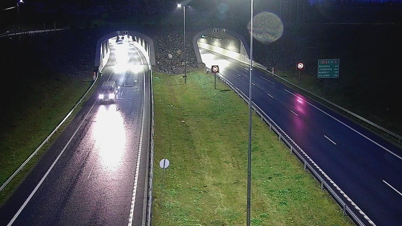 Weather Camera Image Väg 12 Lahtis, Liipola, Väst, Lahti, Päijät-Häme