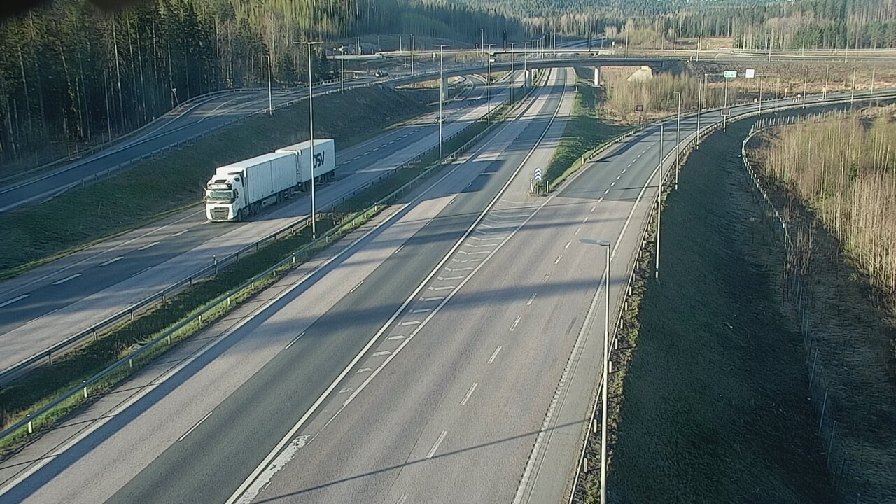 Weather Camera Image Väg 4 Lahtis, Kujala, Lahti, Päijät-Häme