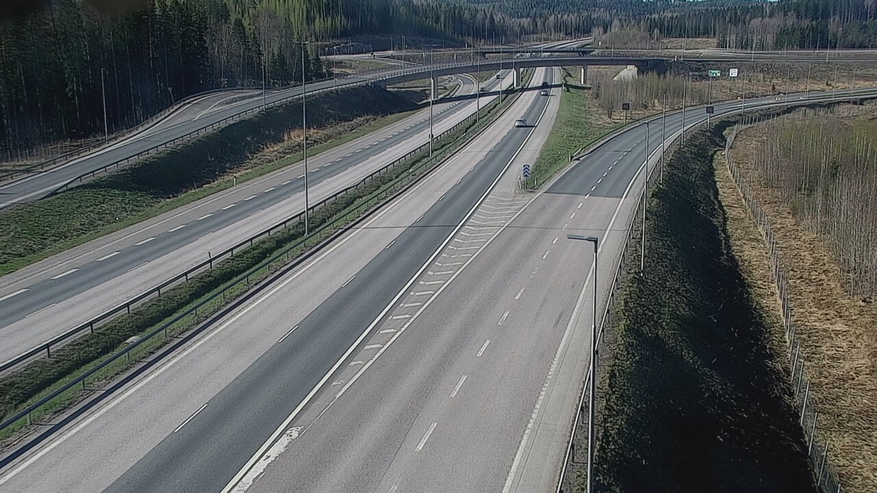 Weather Camera Image Väg 4 Lahtis, Kujala, Lahti, Päijät-Häme