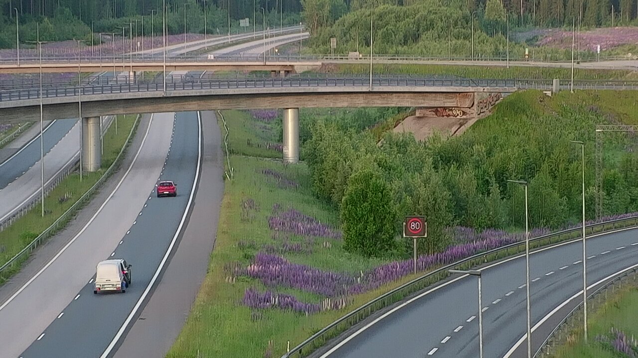 Weather Camera Image Road 4 Lahti, Kujala, Lahti, Päijät-Häme