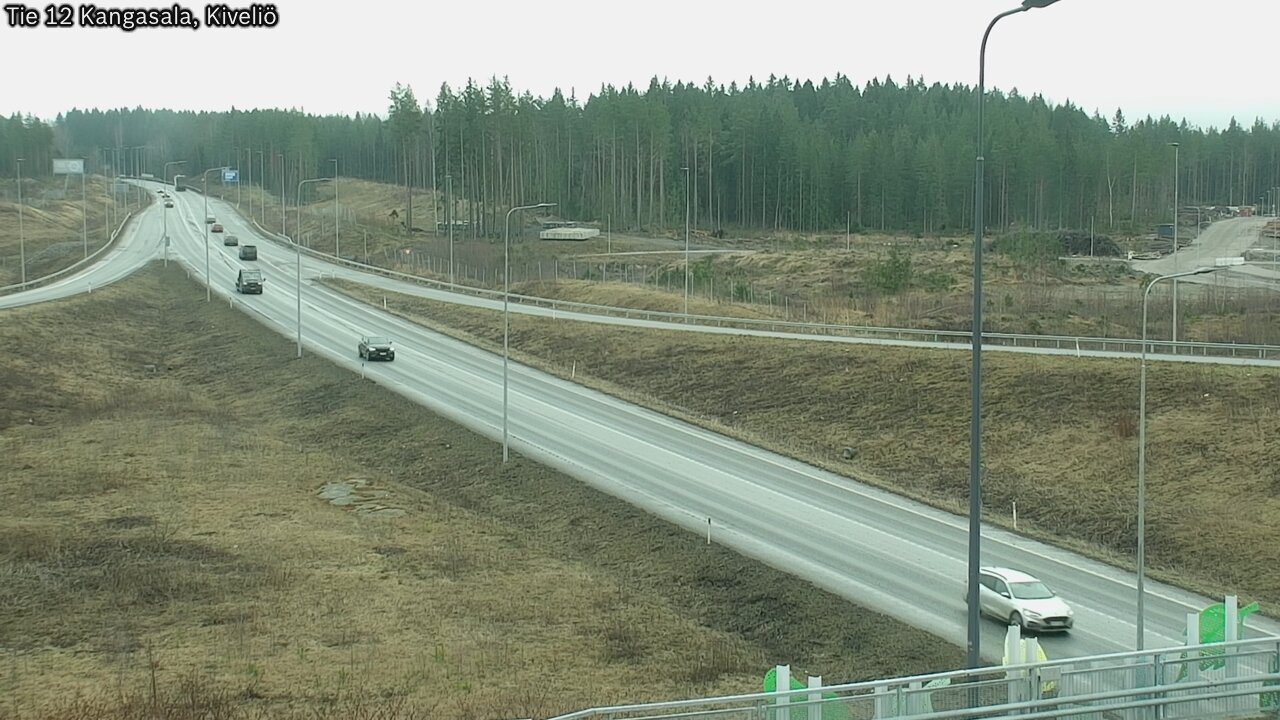 Weather Camera Image Väg 12 Kangasala, Kiveliö, Kangasala, Pirkanmaa