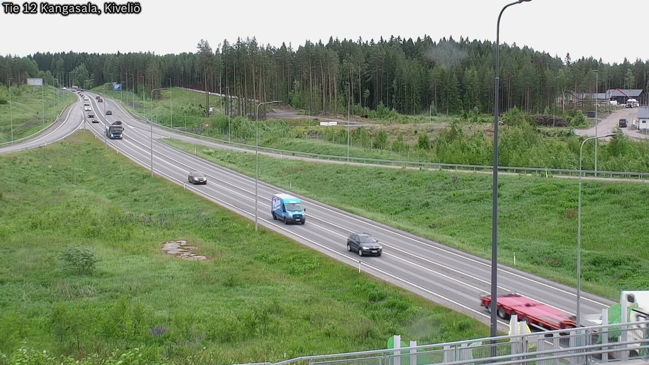 Weather Camera Image Väg 12 Kangasala, Kiveliö, Kangasala, Pirkanmaa