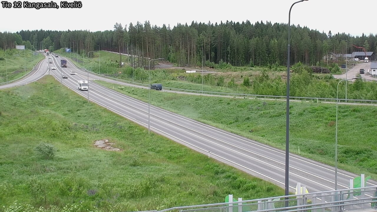 Weather Camera Image Väg 12 Kangasala, Kiveliö, Kangasala, Pirkanmaa