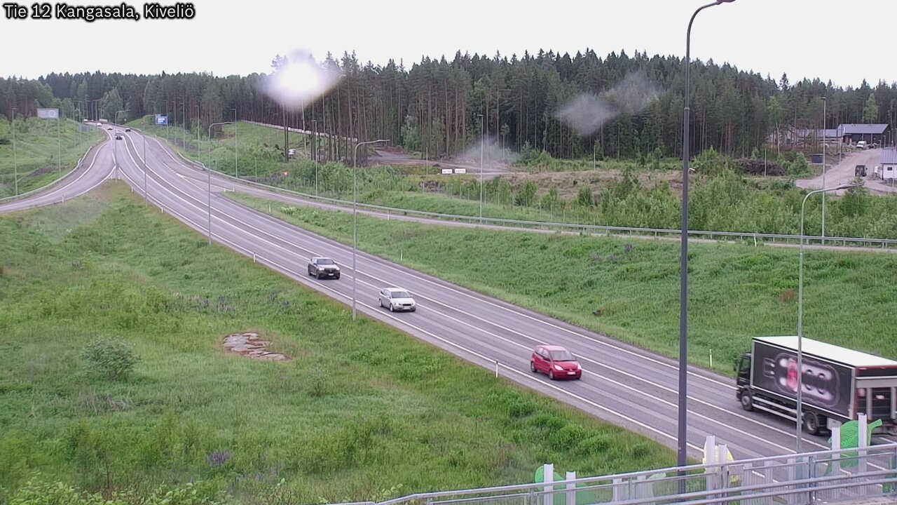 Weather Camera Image Väg 12 Kangasala, Kiveliö, Kangasala, Pirkanmaa