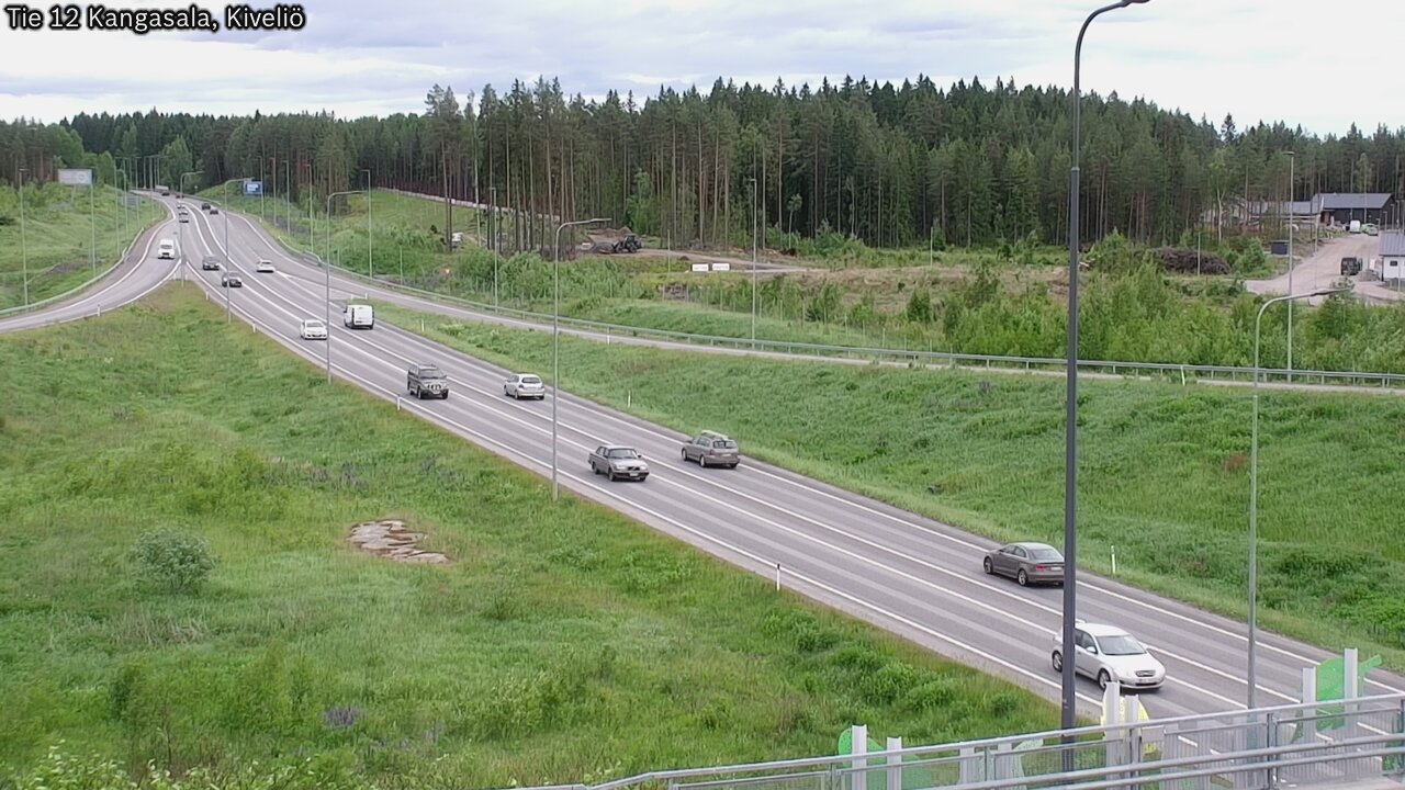 Weather Camera Image Väg 12 Kangasala, Kiveliö, Kangasala, Pirkanmaa