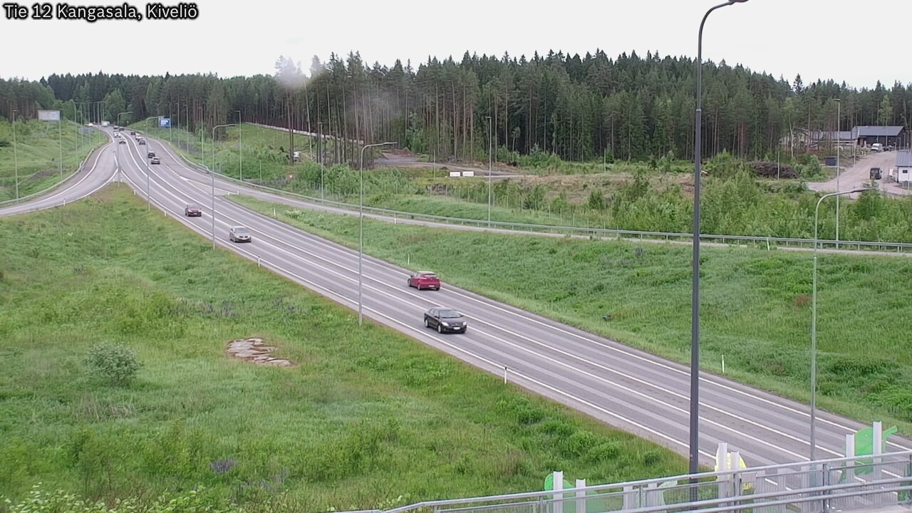 Weather Camera Image Väg 12 Kangasala, Kiveliö, Kangasala, Pirkanmaa