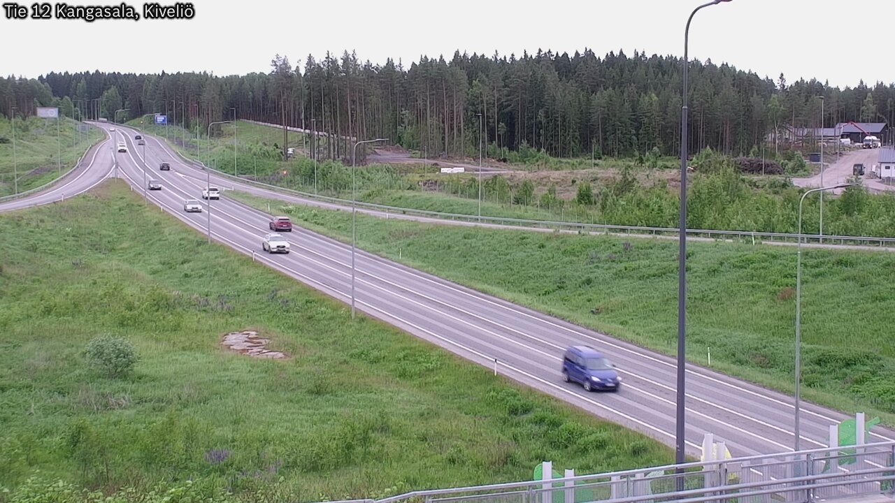 Weather Camera Image Väg 12 Kangasala, Kiveliö, Kangasala, Pirkanmaa
