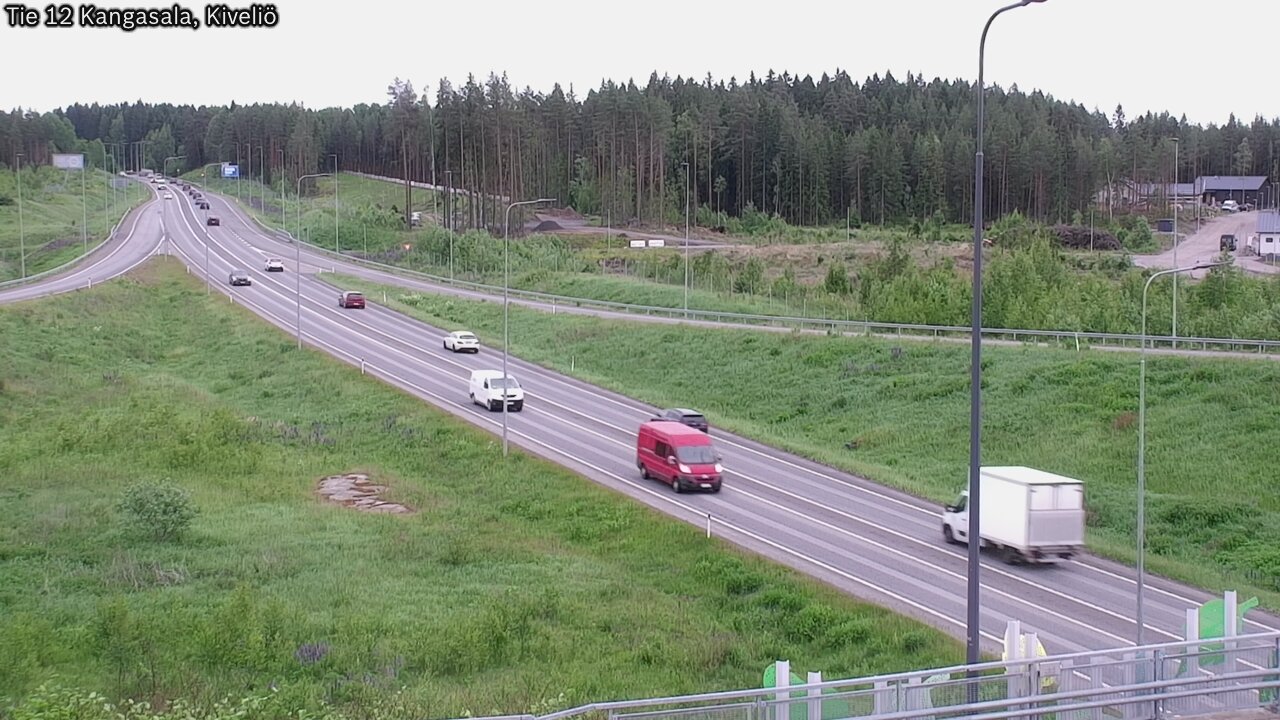 Weather Camera Image Väg 12 Kangasala, Kiveliö, Kangasala, Pirkanmaa