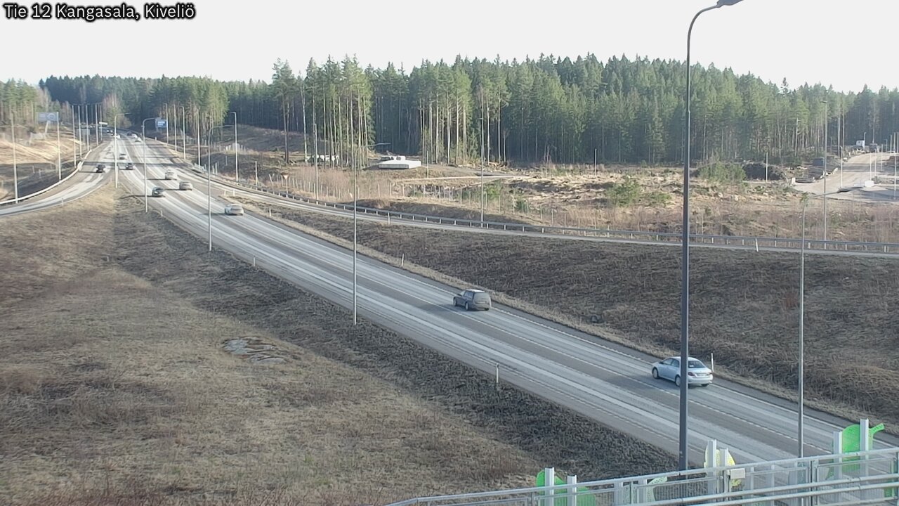 Weather Camera Image Väg 12 Kangasala, Kiveliö, Kangasala, Pirkanmaa
