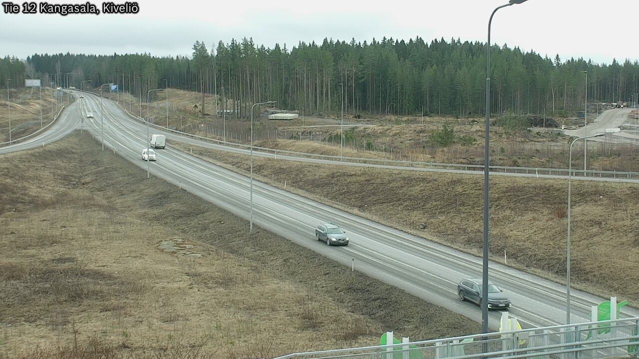 Weather Camera Image Väg 12 Kangasala, Kiveliö, Kangasala, Pirkanmaa