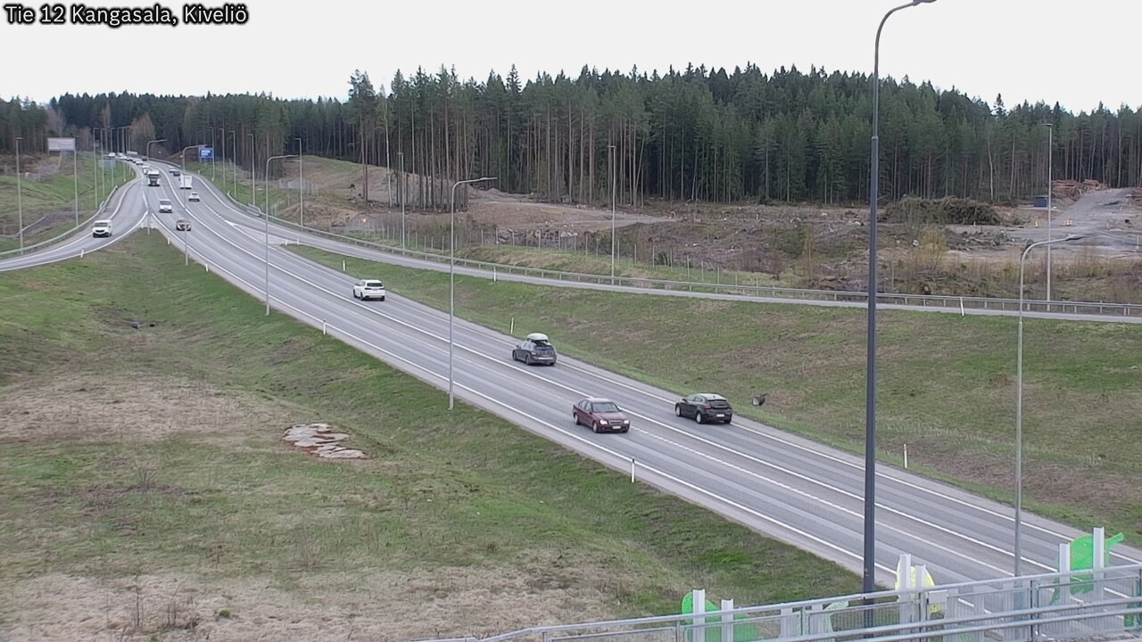 Weather Camera Image Väg 12 Kangasala, Kiveliö, Kangasala, Pirkanmaa