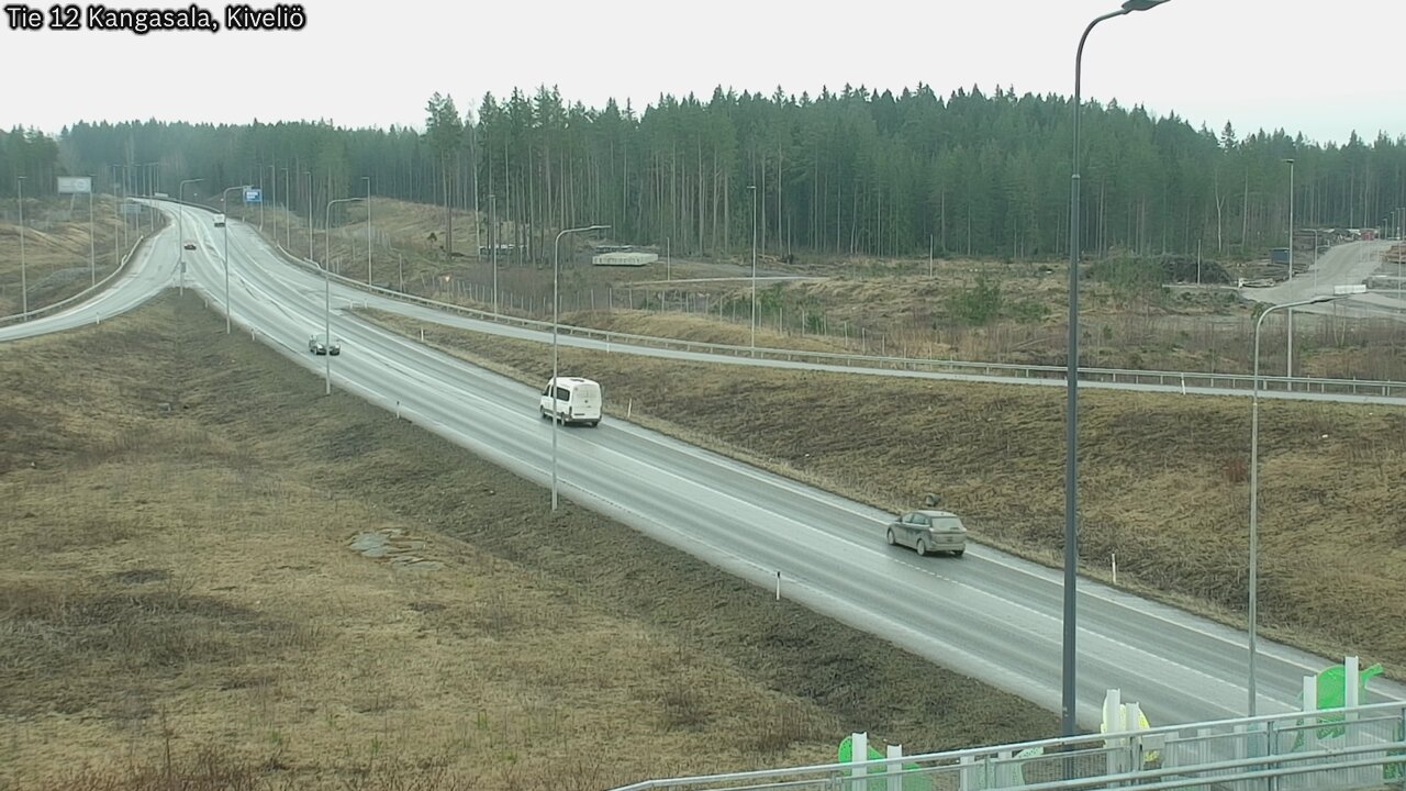Weather Camera Image Väg 12 Kangasala, Kiveliö, Kangasala, Pirkanmaa