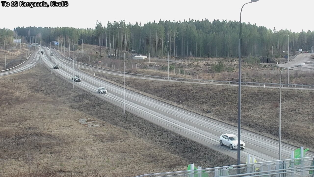 Weather Camera Image Väg 12 Kangasala, Kiveliö, Kangasala, Pirkanmaa