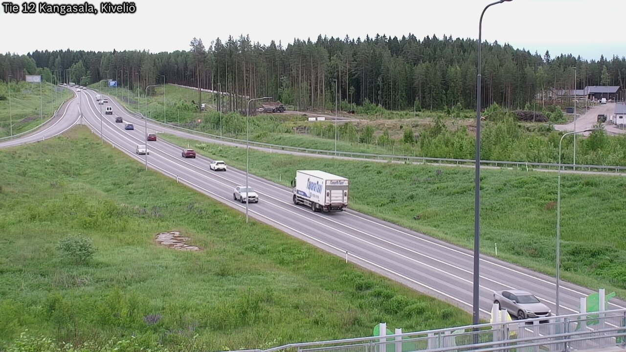 Weather Camera Image Väg 12 Kangasala, Kiveliö, Kangasala, Pirkanmaa