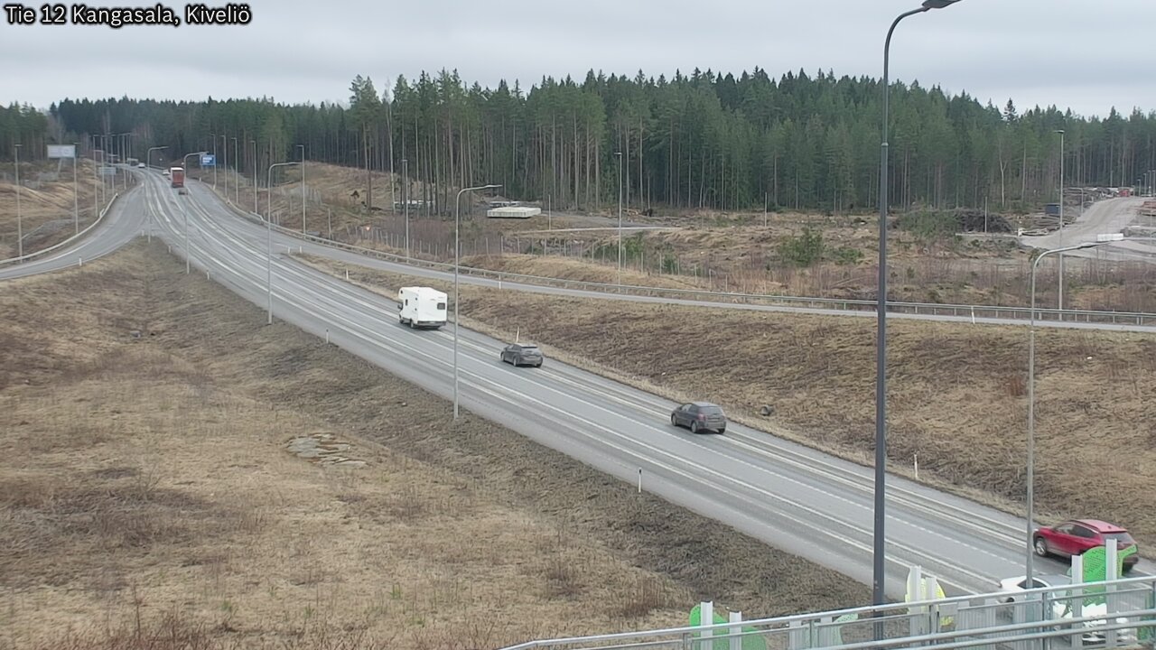 Weather Camera Image Väg 12 Kangasala, Kiveliö, Kangasala, Pirkanmaa