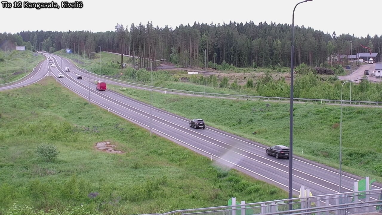 Weather Camera Image Väg 12 Kangasala, Kiveliö, Kangasala, Pirkanmaa