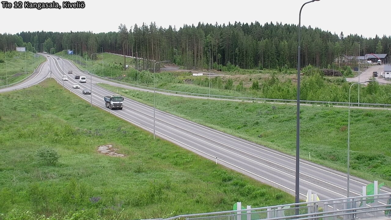 Weather Camera Image Väg 12 Kangasala, Kiveliö, Kangasala, Pirkanmaa