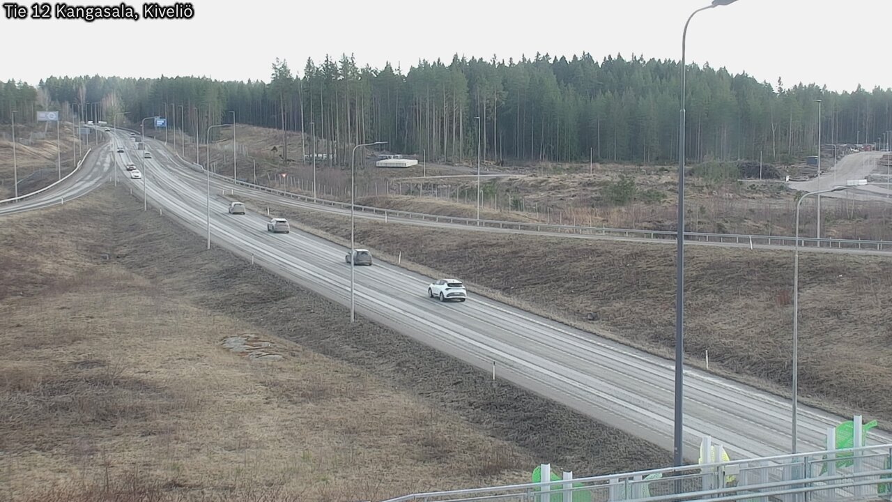 Weather Camera Image Väg 12 Kangasala, Kiveliö, Kangasala, Pirkanmaa