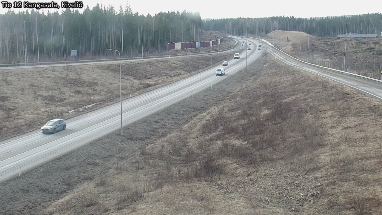 Weather Camera Image Väg 12 Kangasala, Kiveliö, Kangasala, Pirkanmaa