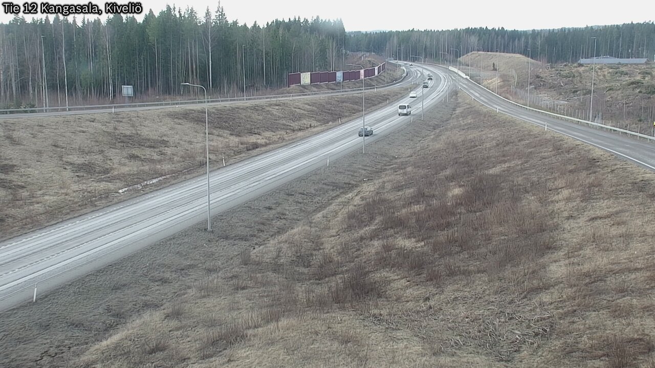 Weather Camera Image Väg 12 Kangasala, Kiveliö, Kangasala, Pirkanmaa