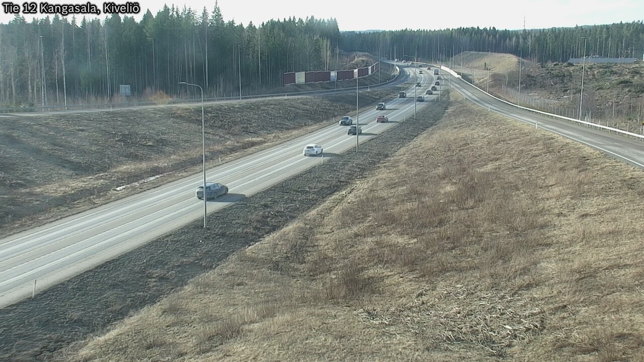 Weather Camera Image Väg 12 Kangasala, Kiveliö, Kangasala, Pirkanmaa