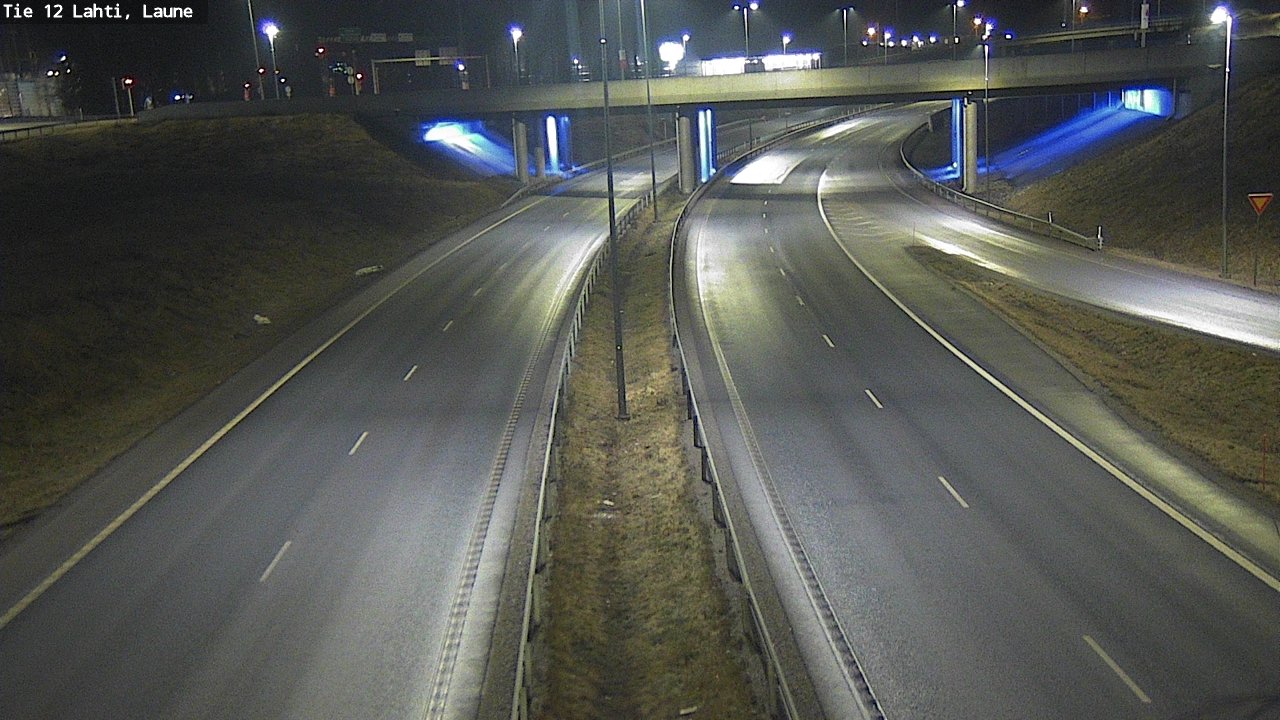 Weather Camera Image Väg 12 Lahtis, Laune, Lahti, Päijät-Häme