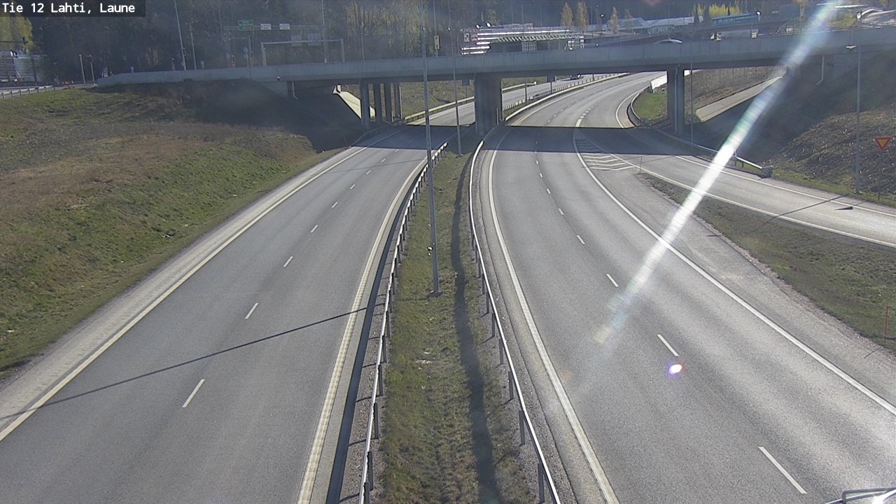 Weather Camera Image Road 12 Lahti, Laune, Lahti, Päijät-Häme