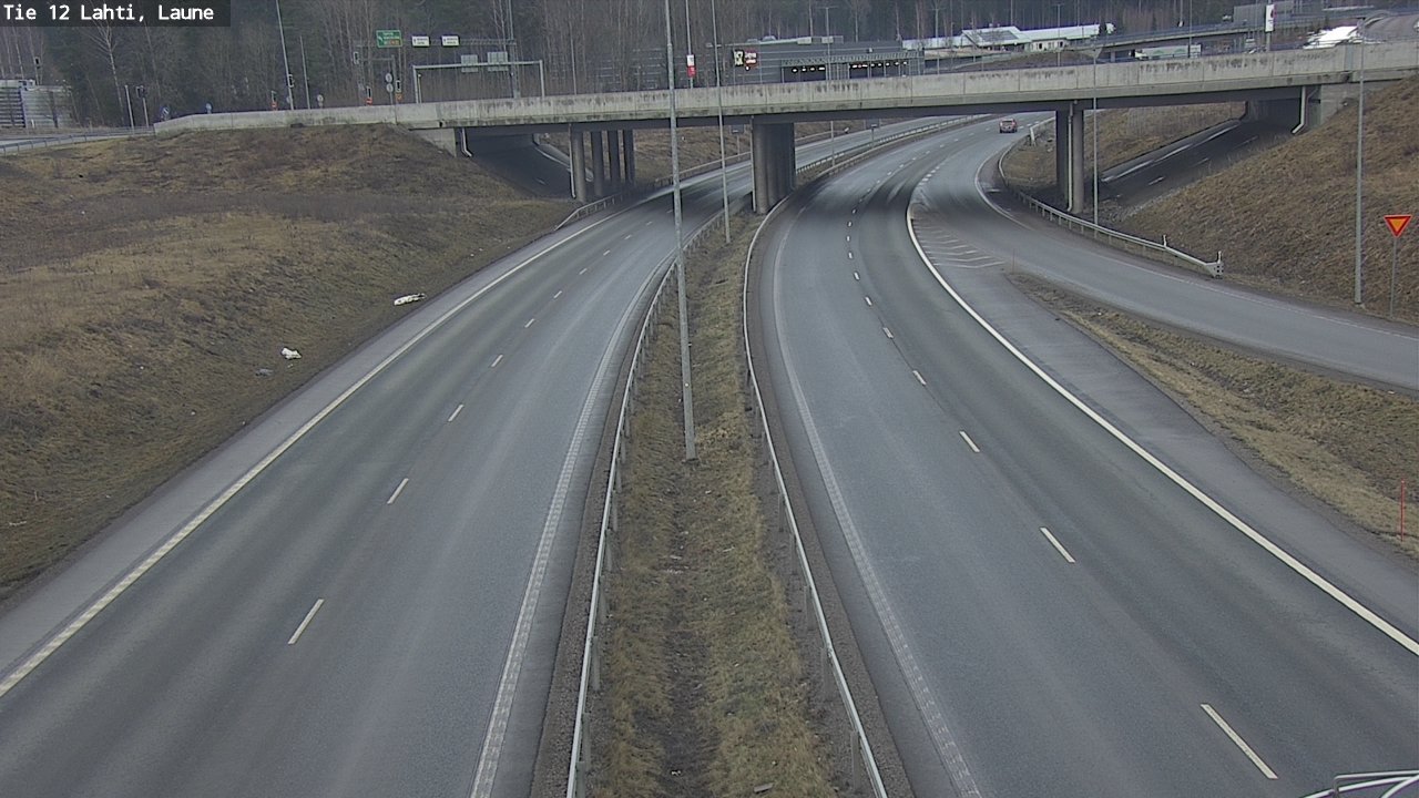 Weather Camera Image Väg 12 Lahtis, Laune, Lahti, Päijät-Häme