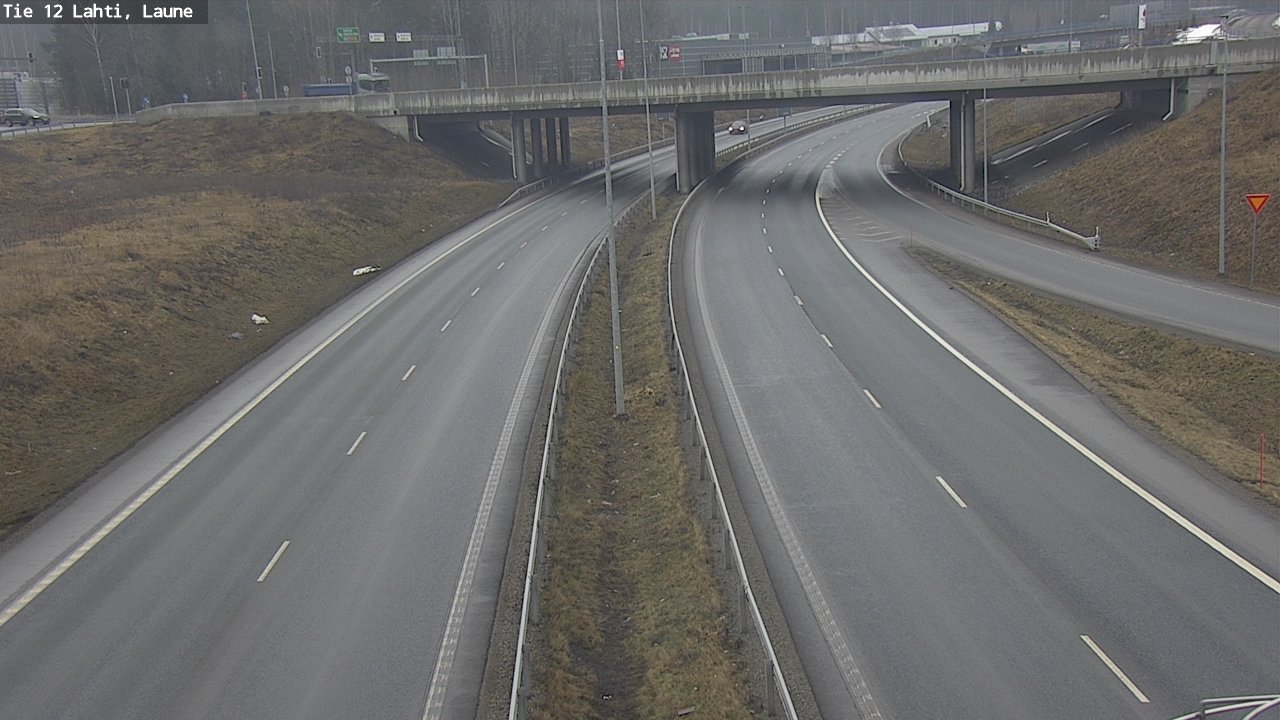 Weather Camera Image Road 12 Lahti, Laune, Lahti, Päijät-Häme
