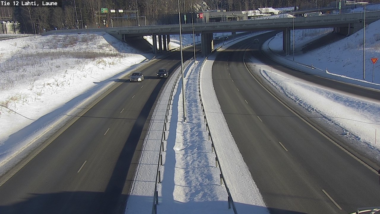 Weather Camera Image Väg 12 Lahtis, Laune, Lahti, Päijät-Häme