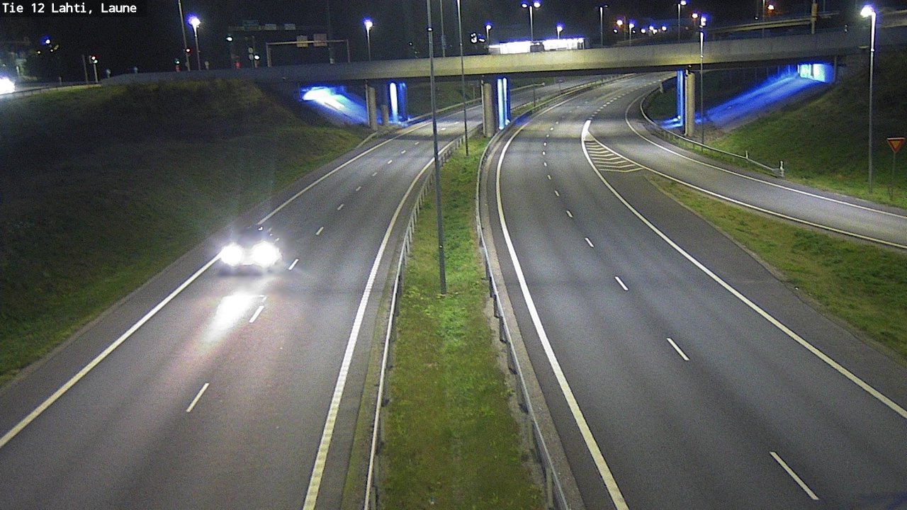 Weather Camera Image Väg 12 Lahtis, Laune, Lahti, Päijät-Häme