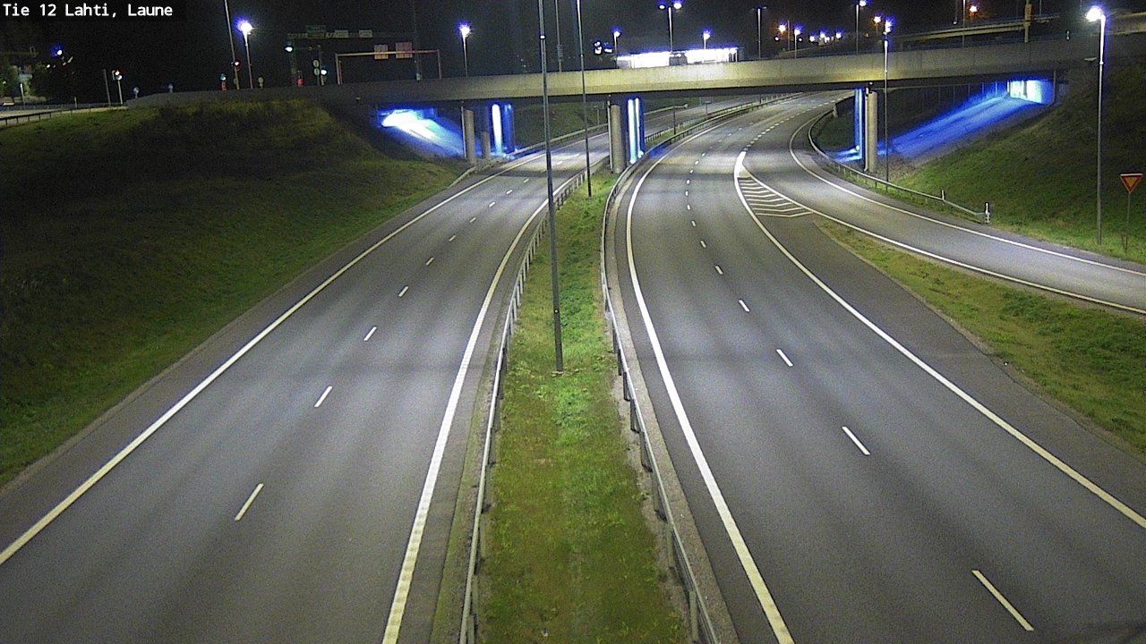 Weather Camera Image Väg 12 Lahtis, Laune, Lahti, Päijät-Häme