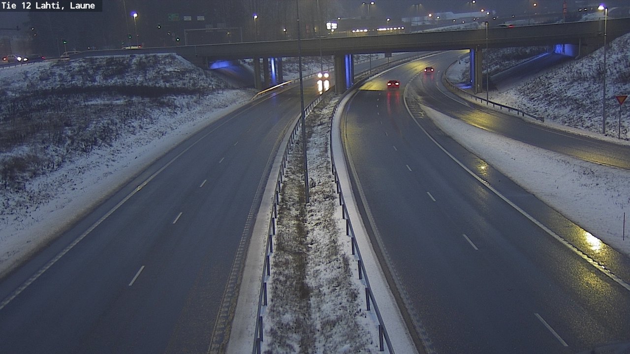 Weather Camera Image Väg 12 Lahtis, Laune, Lahti, Päijät-Häme