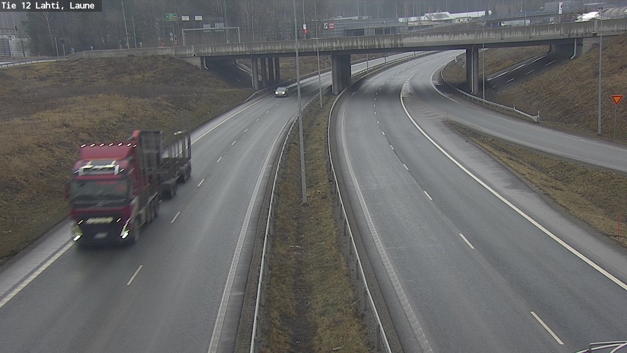 Weather Camera Image Road 12 Lahti, Laune, Lahti, Päijät-Häme