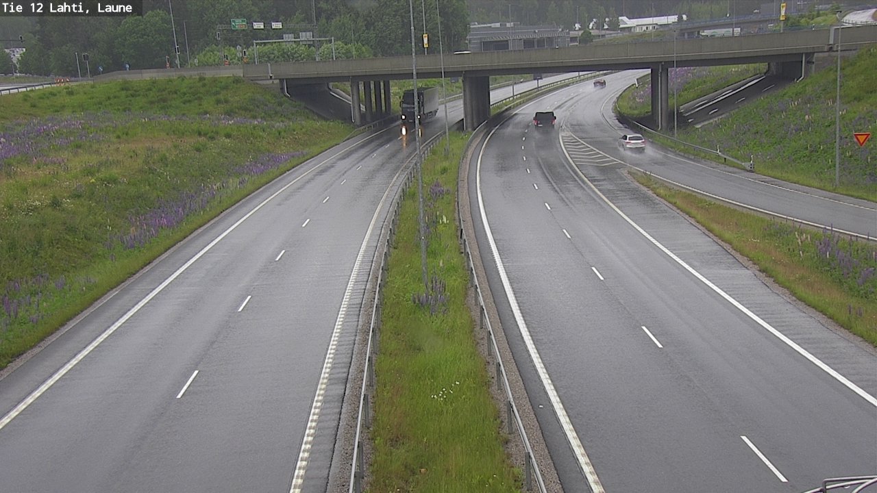 Weather Camera Image Väg 12 Lahtis, Laune, Lahti, Päijät-Häme