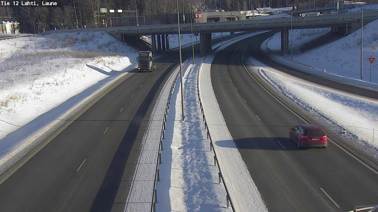 Weather Camera Image Road 12 Lahti, Laune, Lahti, Päijät-Häme