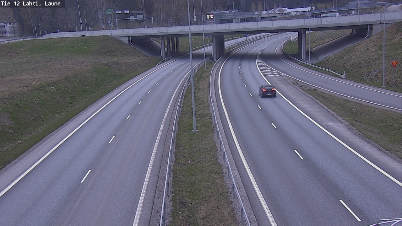 Weather Camera Image Road 12 Lahti, Laune, Lahti, Päijät-Häme