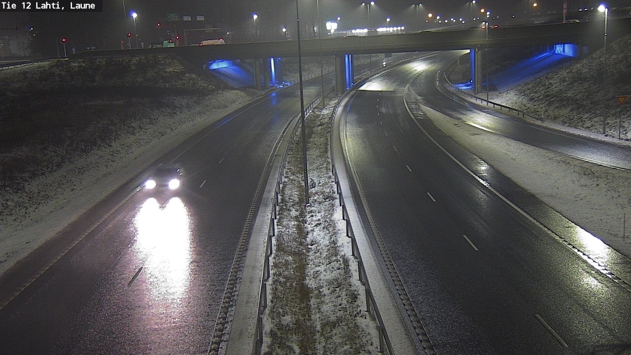 Weather Camera Image Väg 12 Lahtis, Laune, Lahti, Päijät-Häme