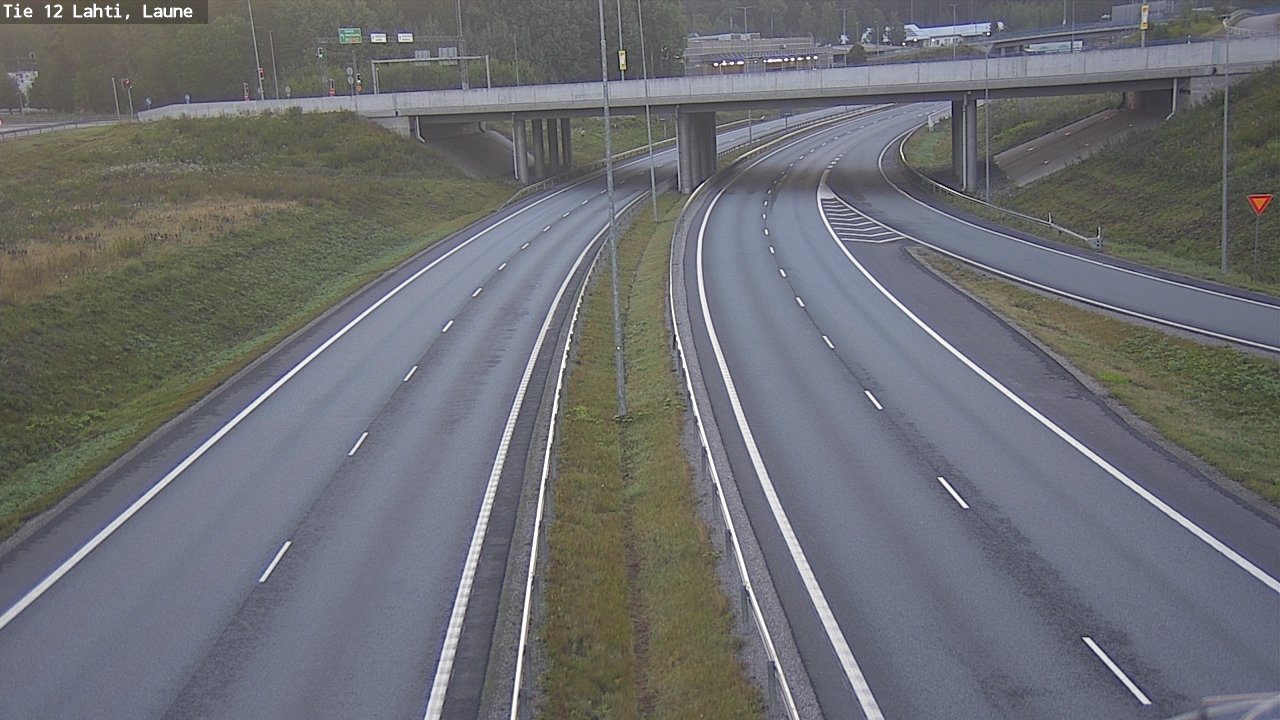 Weather Camera Image Road 12 Lahti, Laune, Lahti, Päijät-Häme