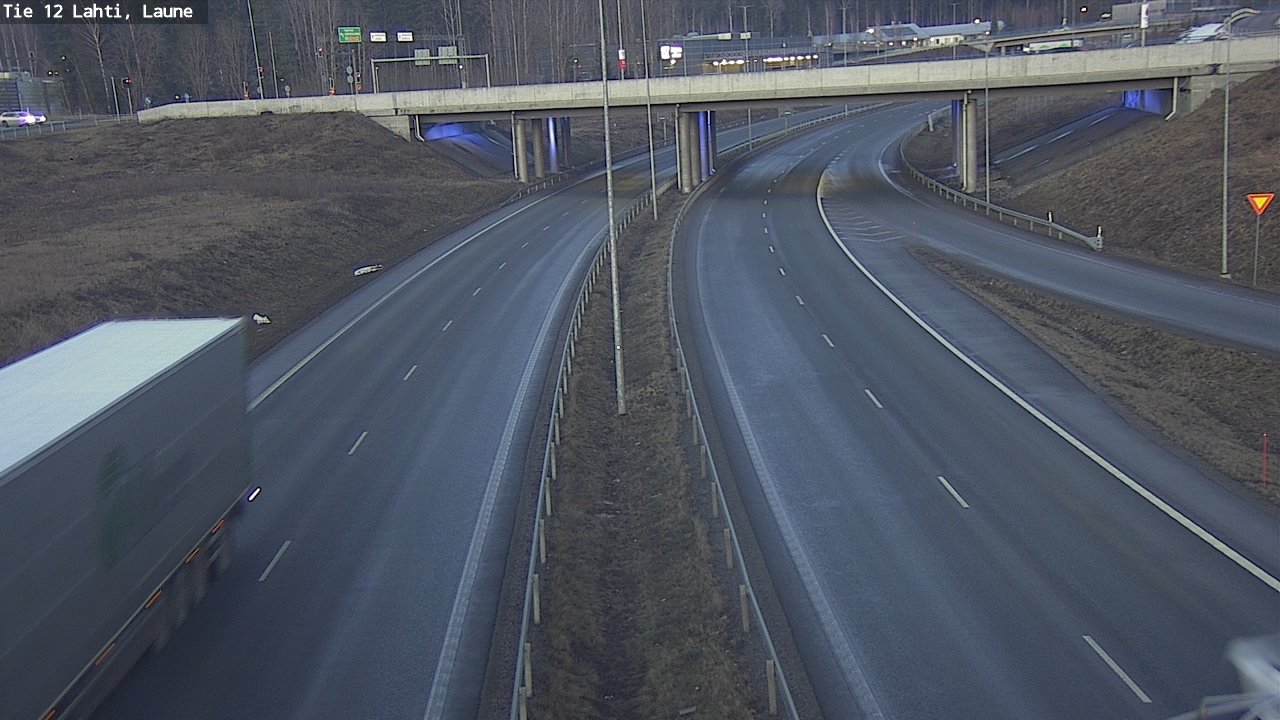 Weather Camera Image Väg 12 Lahtis, Laune, Lahti, Päijät-Häme
