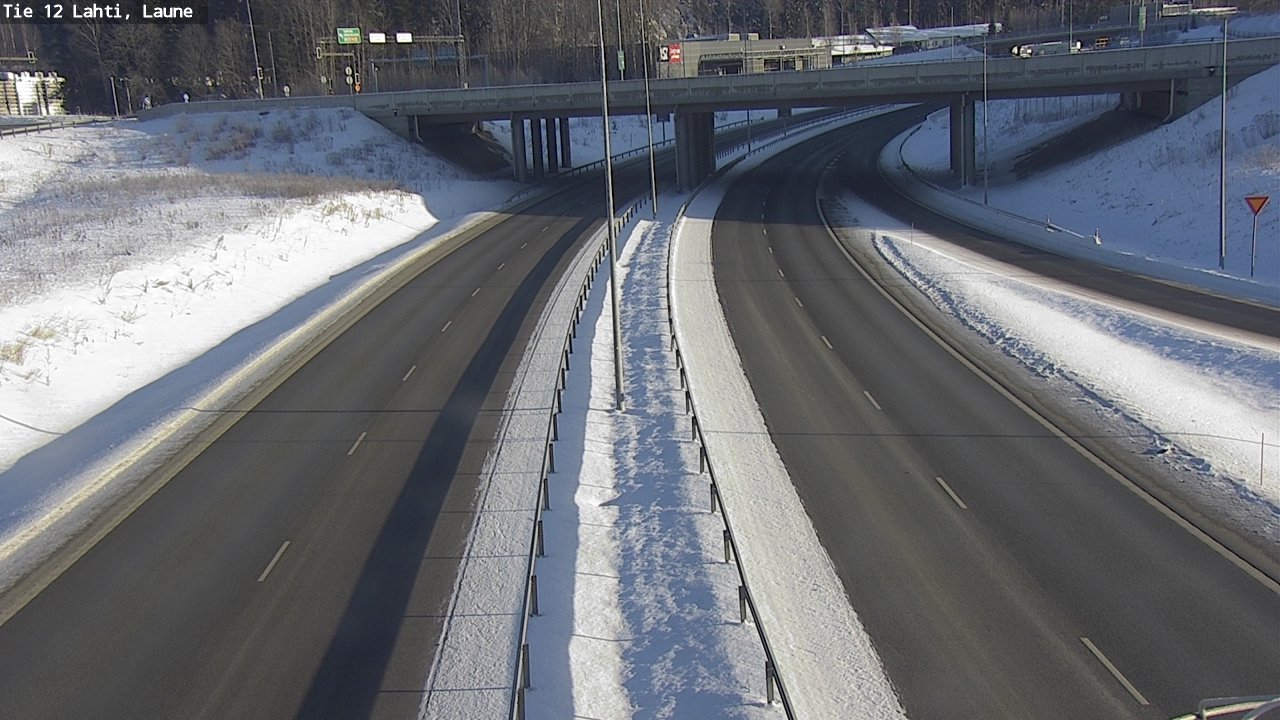 Weather Camera Image Road 12 Lahti, Laune, Lahti, Päijät-Häme