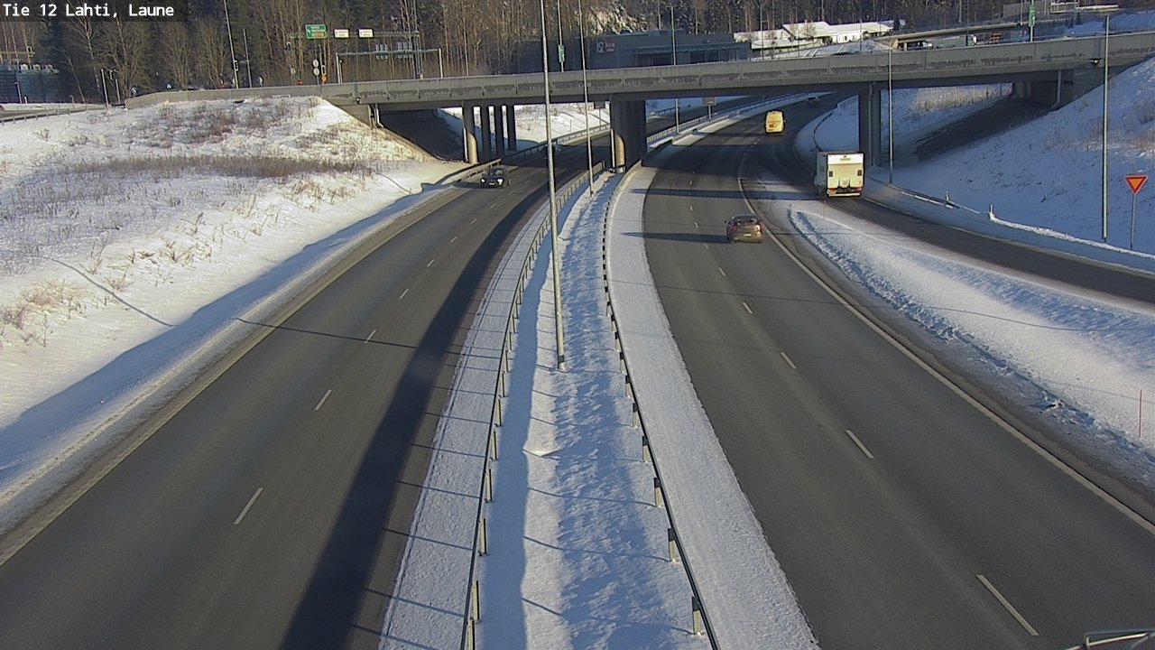 Weather Camera Image Väg 12 Lahtis, Laune, Lahti, Päijät-Häme