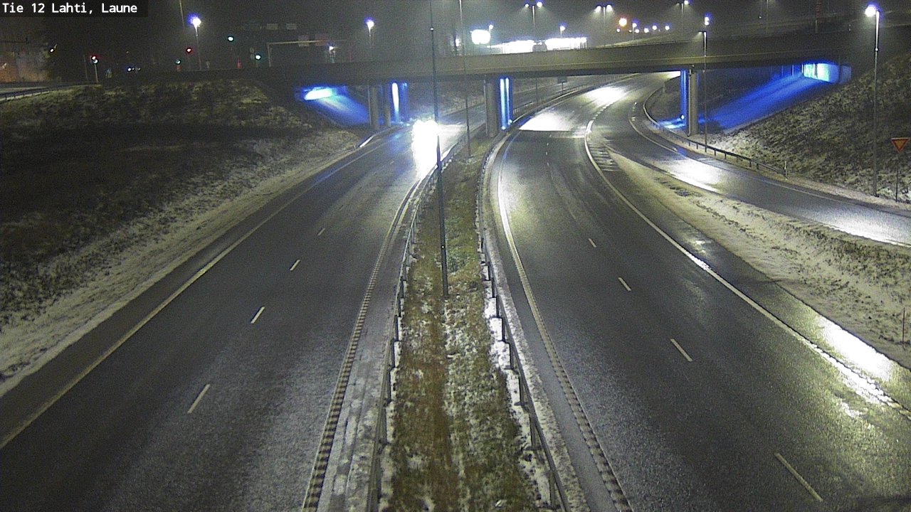 Weather Camera Image Väg 12 Lahtis, Laune, Lahti, Päijät-Häme
