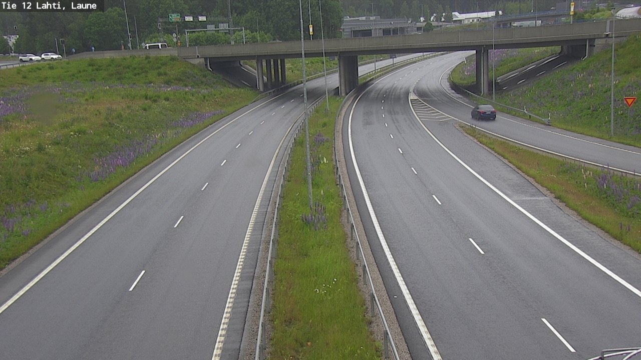 Weather Camera Image Road 12 Lahti, Laune, Lahti, Päijät-Häme